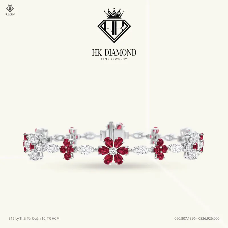Ruby and Diamond Bracelet