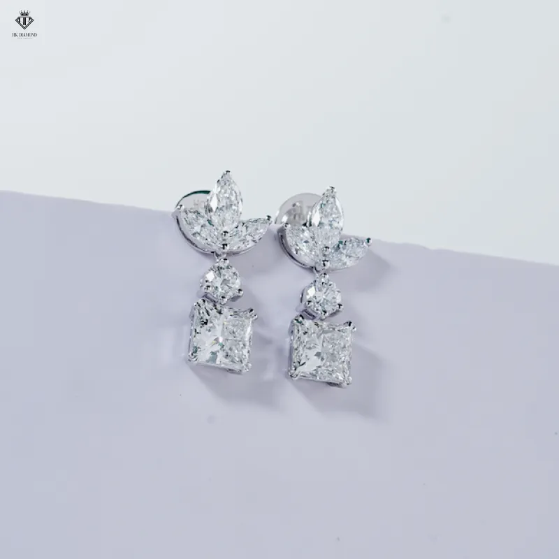 FANCY SHAPE DROP EARRING