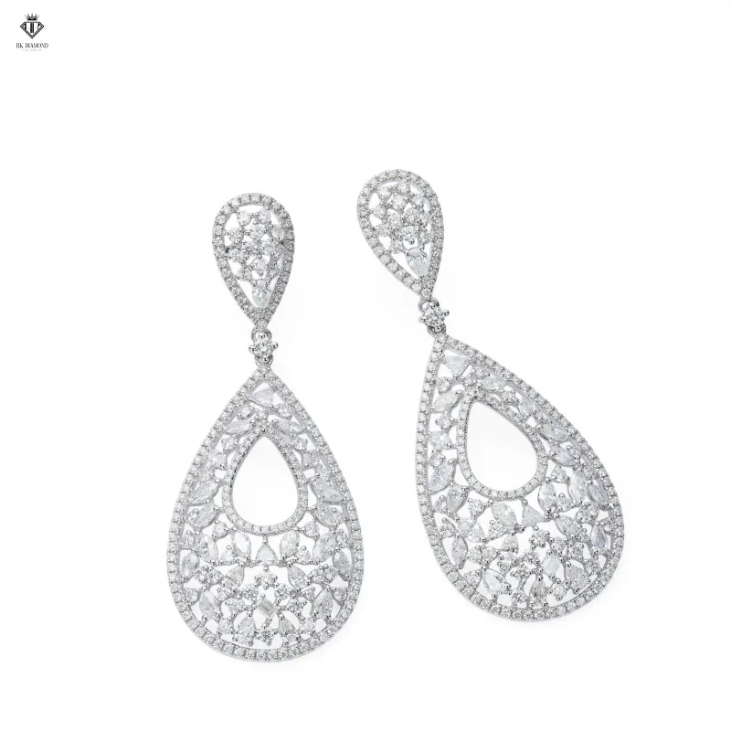 Fancy Shape Diamond Earring