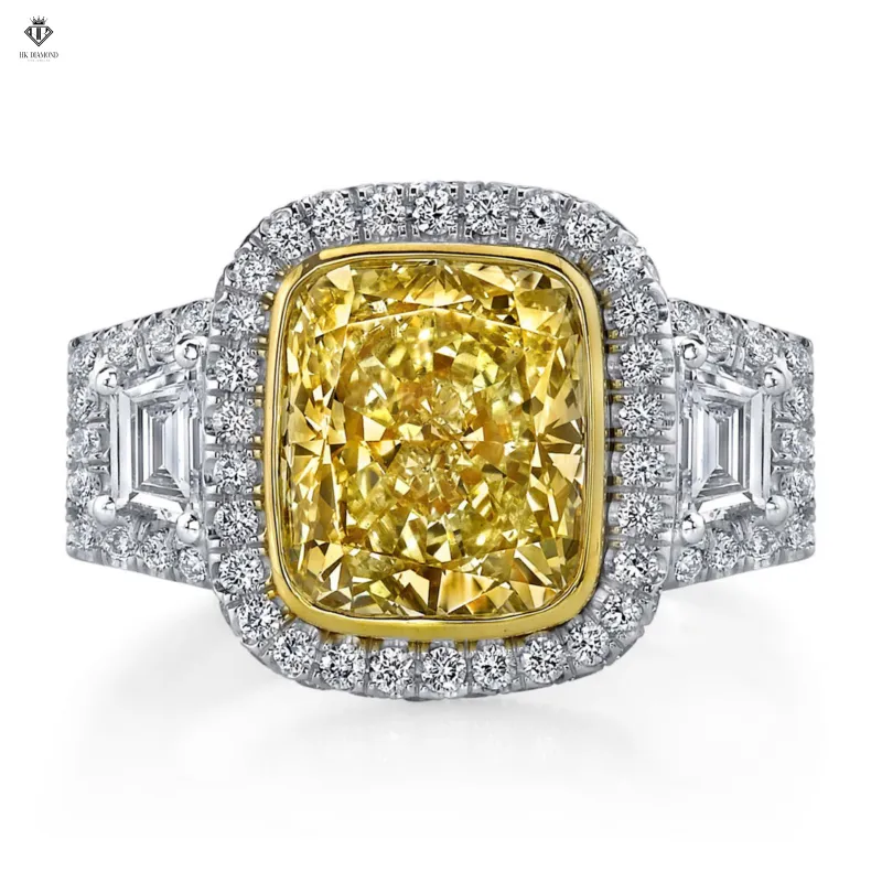 Cushion Yellow Ring 2