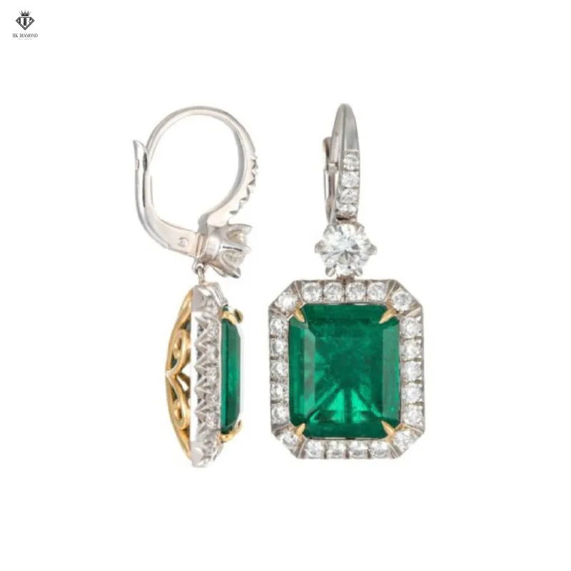 Radiant Emerald Earring