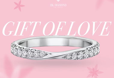 Tryst Single Row Pave Diamond Wedding Band