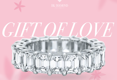 Prong-Set Emerald-Cut Diamond Wedding Band