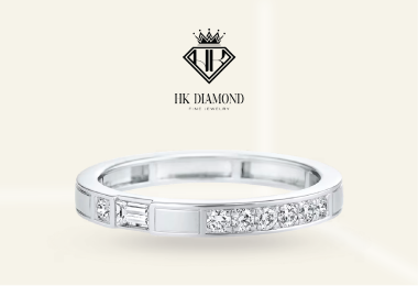 Traffic Diamond Wedding Band