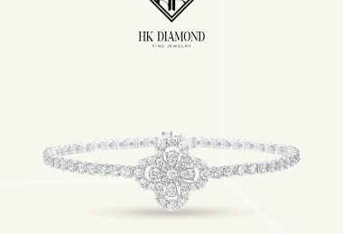 Diamond Loop Full Motif Diamond Bracelet