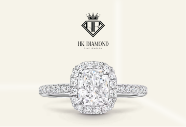 The One Cushion-Cut Diamond Micropavé Engagement Ring
