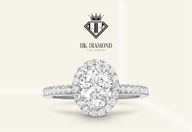 The One Oval-Shaped Diamond Micropavé Engagement Ring