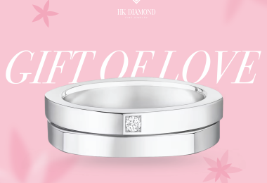 Infinite Wedding Band with One Round Diamond