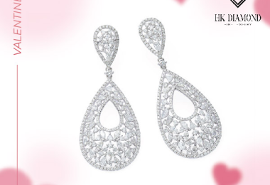 Fancy Shape Diamond Earring