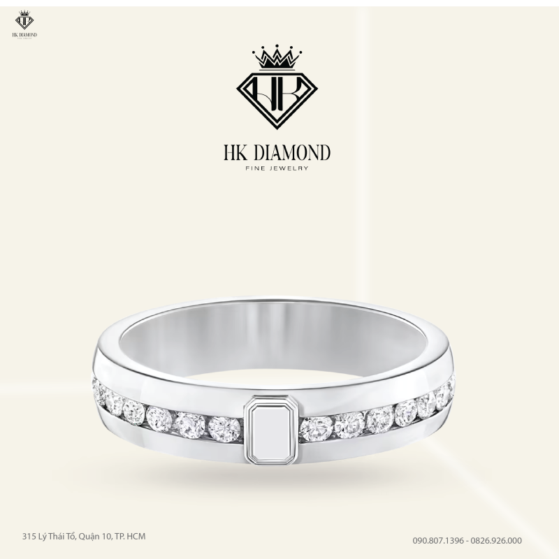 White Gold Diamond Ring