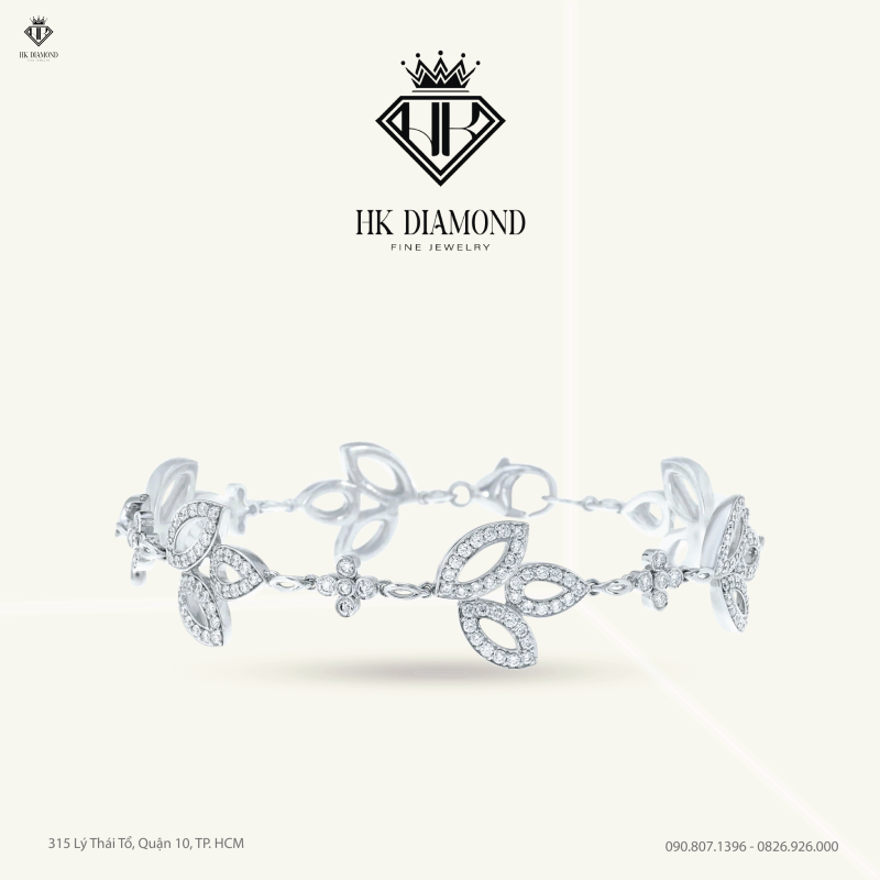 Lily Cluster Diamond Multi Motif Bracelet