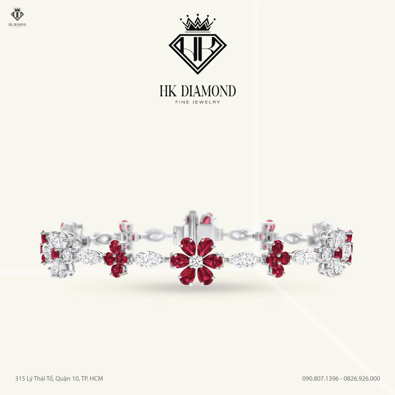 Ruby and Diamond Bracelet