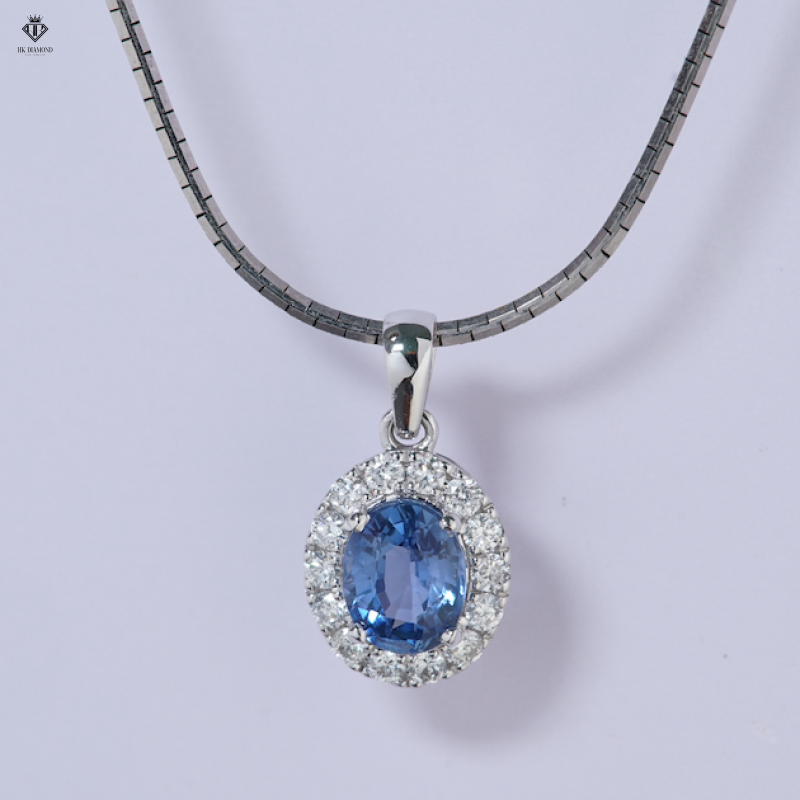 VÒNG CỔ KIM CƯƠNG SAPPHIRE HÌNH 