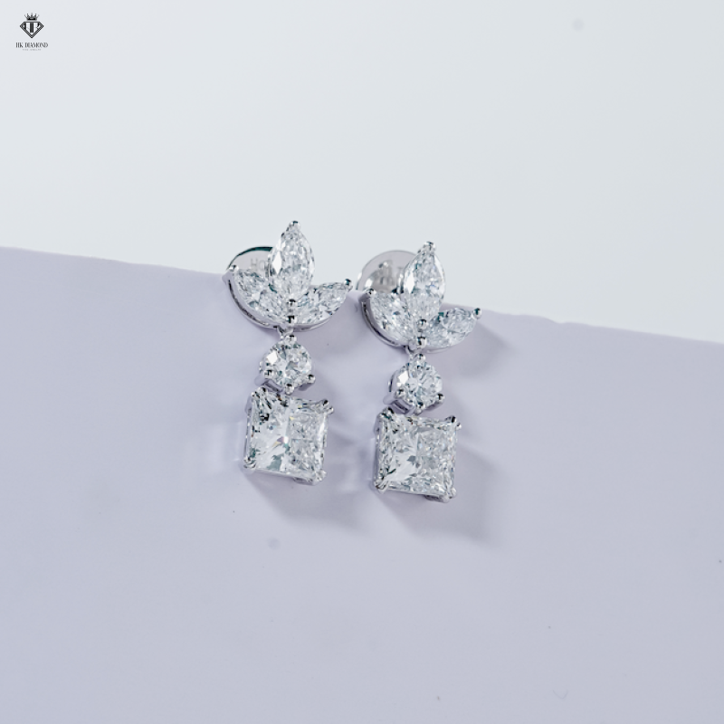 FANCY SHAPE DROP EARRING