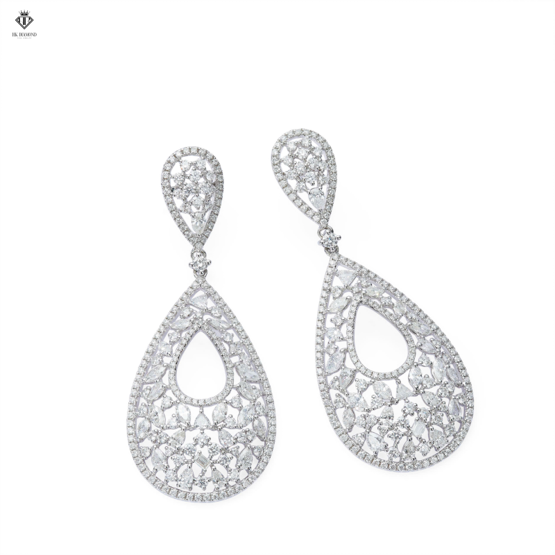 Fancy Shape Diamond Earring